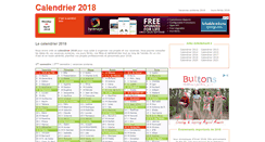 Desktop Screenshot of calendrier-2018.net